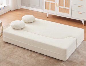 Divano <span class=keywords><strong>Letto</strong></span> Modulare Comprimibile Sottovuoto per Soggiorno, Appartamento, Hotel - Pieghevole, Salvaspazio, Sfoderabile e Lavabile - Product Image 3