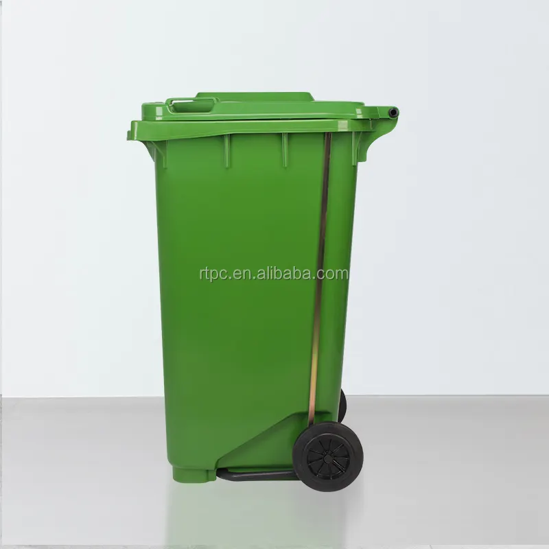 120l moving plastic trash can 120 l and waste bin 120l