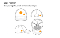 Gorra de Camping de 5 Paneles de Nailon y Poliéster con Logotipo Personalizado, Gorra Deportiva sin Estructura con Cierre a Presión, Gorra de Secado Rápido