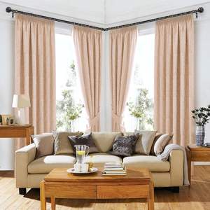 Ensemble de tringles à <span class=keywords><strong>rideaux</strong></span> extensibles en fer double sur mesure <span class=keywords><strong>rideaux</strong></span> de fenêtre en <span class=keywords><strong>PVC</strong></span> de style romain avec option de bâton et d'accessoires - Product Image 3