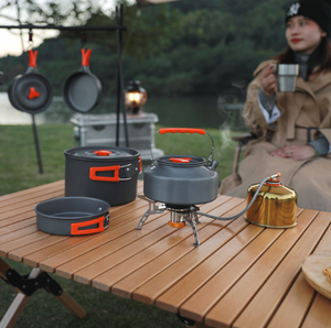 Sartén Portátil Plegable para Exteriores, Ultraligera, de Aleación de Aluminio Antiadherente, Capacidad de 1-2L, Apta para Cocina de Gas e Inducción - Product Image 2