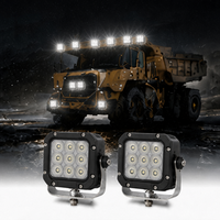 Luz de Trabajo LED IP69K de 90W 7200LM de Alta Resistencia a Prueba de Agua - Aprobada en Pruebas de Salinidad para Camiones y Tractores