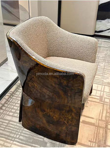<strong>Luxury</strong> Brown Lacquer Pattern Antique <strong>Dining</strong> Table Modern <strong>Luxury</strong> Villa <strong>Dining</strong> Room Furniture <strong>Set</strong> with <strong>6</strong> 8 10 12 <strong>Dining</strong> <strong>Chairs</strong> - Product Image 4