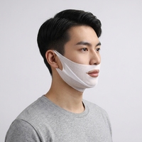 Masque pour le menton en collagène V-Line, réducteur de double menton, masque amincissant pour le visage, raffermit la peau relâchée, hydrate et lift le bas du visage