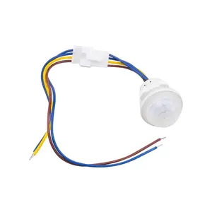 Interruttore automatico del sensore della striscia luminosa a LED Smart Home con pannello di visualizzazione AC85V-265V 5A interruttore antigraffio sensore di regolazione pir