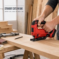 Kit d'outils sans fil multifonction avec scie sauteuse pour travaux de jardinage, construction de hangars en bois et installation de clôtures