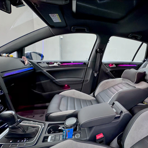 Éclairage d'ambiance intérieur personnalisé pour Volkswagen Golf 7 2014-2020, bande LED acrylique Symphony, lampe d'ambiance, vente d'usine - Product Image 4