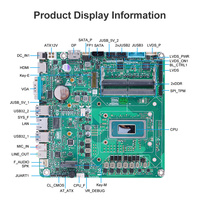 Placa Base para Computadora Todo en Uno, Intel Core Ultra 5 125H 225H Ultra 7 155H 255H, 1*LAN 2*DDR5, Panel PC Todo en Uno, Mini ITX
