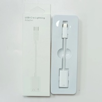 Adaptateur Type C vers Apple, mâle-femelle, cuivre nu, blindage en feuille de PVC, connecteur pour téléphone portable