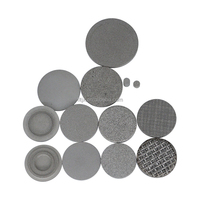 Filter Disc Sintered Bubuk Baja Tahan Karat 304 316L Tahan Suhu Tinggi untuk Vulkanisasi Cairan Udara, Pelat Berpori Bulat