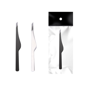 La plus nouvelle <span class=keywords><strong>pince</strong></span> à sourcils à poignée fine en acier inoxydable <span class=keywords><strong>pince</strong></span> à sourcils inclinée confortable pour la cueillette des cheveux - Product Image 1