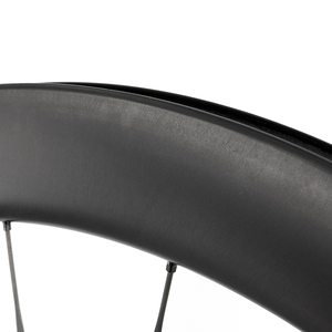 Jeu de roues 58 mm en fibre de carbone intégrale, jeu de roues de vélo de route tubulaire avec moyeu Centerlock T800 & T1100 & plat H58mm 58 mm intégral - Product Image 2