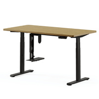 Bureau électrique réglable en hauteur pour ordinateur, poste de travail moderne et ergonomique, table d'étude assis-debout pour la maison