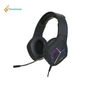 Casque d'écoute de jeu 3D Surround Sound <span class=keywords><strong>Usb</strong></span> Wired Noise Cancelling Auriculares Gamer Con Microfono Gaming Headset LED 50 Mm - Product Image 6
