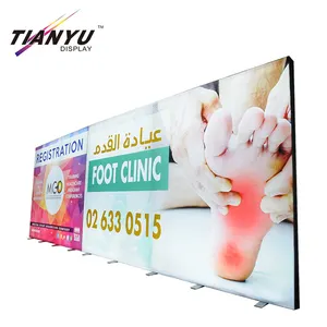 TradeShow Hiển Thị Thường Vụ Quảng Cáo Dệt LightBox, Cao Sáng Không Khung Slim LED Lớn Vải Ánh Sáng Hộp