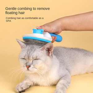 고양이와 개를 위한 특수 TPR 플라스틱 헤어 빗 브러시 긴 털 제거 그루밍 도구 고양이 용품 - Product Image 2