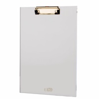 Huisen acrylique clair flexible en plastique logo personnalisé presse-papiers imprimé A4 A5 A6