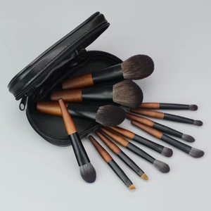 2026 New 12-Item Mini Portable Makeup Brush <b>Set</b> - Fibrous Hair Makeup Tools Makeup Brushes with Makeup Brush Case - Product Image 4