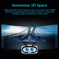Lunettes de réalité virtuelle Baichuan He RX-03 4,7-6,4 pouces, personnalisées, tout-en-un, films HD, réalité augmentée, Smart3D 3D VR, ABS