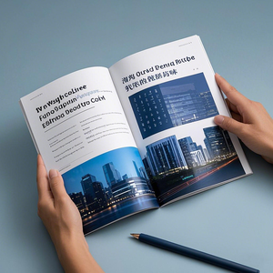 A4 A5 giấy bóng gấp hồ sơ công ty cuốn sách hướng dẫn sản phẩm hướng dẫn sử dụng tùy chỉnh tờ rơi Dịch vụ in tờ rơi - Product Image 2