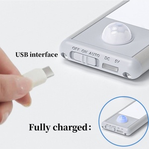 ไฟเซ็นเซอร์ตรวจจับความเคลื่อนไหวแบบแม่เหล็ก ชาร์จผ่าน USB ใช้ในบ้าน สำหรับห้องครัว ตู้เสื้อผ้า ระเบียง ห้องนั่งเล่น ติดตั้งได้ทุกที่ - Product Image 2