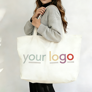 Bolsa <span class=keywords><strong>de</strong></span> Compras <span class=keywords><strong>de</strong></span> Algodón Reutilizable, Resistente y con Logotipo Personalizado, Bolsa <span class=keywords><strong>de</strong></span> Supermercado <span class=keywords><strong>de</strong></span> Gran Capacidad, Bolsa <span class=keywords><strong>de</strong></span> Mano <span class=keywords><strong>para</strong></span> Sublimación - Product Image 2