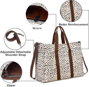 Bolso de mano <span class=keywords><strong>para</strong></span> ordenador portátil <span class=keywords><strong>para</strong></span> mujer, bolsos de hombro de lona de 15,6 pulgadas, bolso de mensajero <span class=keywords><strong>para</strong></span> ordenador, bolso de profesor, maletín de oficina - Product Image 4