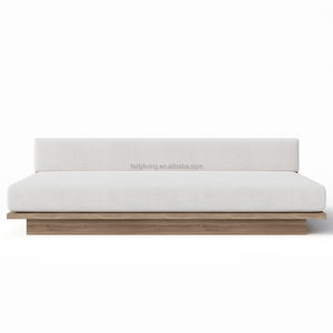 फेयरी फैक्ट्री गार्डन फर्नीचर आउटडोर सॉलिड वुड उच्च गुणवत्ता वाले सभी मौसम आउटडोर फर्नीचर एल-सेक्शनल कॉर्नर सोफा - Product Image 5