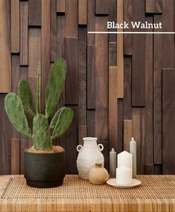 無垢材船モザイクモダンTV背景壁ログ装飾ボード隠し扉内装壁ホテルレストラン - Product Image 1