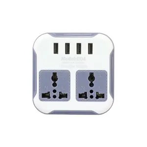 OEM Factory Universal Travel Adopte 2outlet 4 USB Charger for Sale