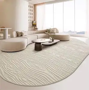 Tapetes de área à prova d'água com design geométrico moderno para sala de estar, cabeceira, casa, tapetes grandes