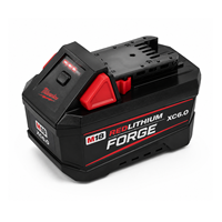 Batterie d'outillage électrique au lithium-ion Milwaukee 18V 6.0Ah, batterie rechargeable pour outils sans fil professionnels