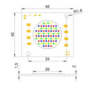 40W 50W 80W <span class=keywords><strong>100W</strong></span> 200W 400W 500W RGBW rgbww COB dẫn <span class=keywords><strong>chip</strong></span> 4040 loạt công suất cao cho phim chụp studio ánh sáng COB dẫn <span class=keywords><strong>chip</strong></span> - Product Image 4