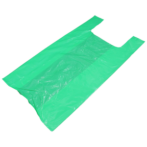 HDPE Custom Food <b>Packaging</b> <b>Plastic</b> Green Produce t Shirt Bags - Product Image 2