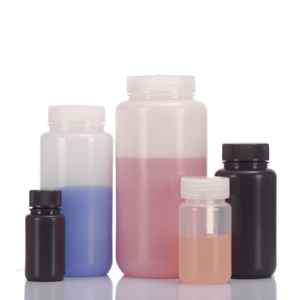 Nhà Máy Giá miệng rộng HDPE nhựa nâu Thuốc thử chai 250ml 500ml 1000ml nắp vặn niêm phong - Product Image 6