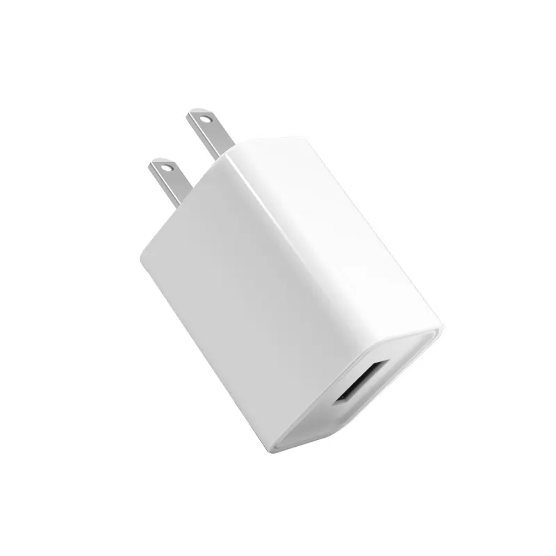 Safe efficient 5V2A usb phone adapter fast charger 10w white black US port travel charger for iphone charging