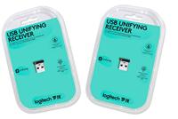 Récepteur Logitech USB Unifying Récepteur Logitech Unifying 6 canaux et récepteur Nano Logitech