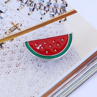 Épinglette en émail personnalisée pastèque Support Palestine pastèque breloque broche broche Badge broches épinglette accessoires