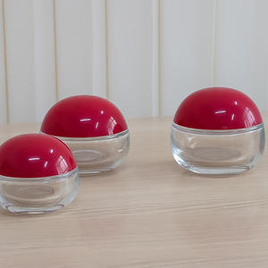 Nouveau grand pot en crème rouge, pot pour masque de nuit, emballage cosmétique haut de gamme - Product Image 6