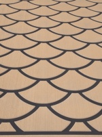 Revêtement de pont marin en mousse EVA Ocean, antidérapant, 6 mm, à clipser, écologique, imperméable, pour yacht, jet ski, plateforme