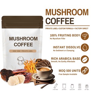 OEM Instant Protein <strong>Collagen</strong> Mushroom Coffee Protein <strong>Powder</strong> Sugar-Free Keto Instant Protein Coffee Blend Organic - Product Image 5