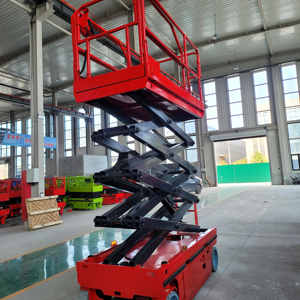 Điện Scissor Lift 6M 8M 10m 12M 14m di động nâng lên giàn giáo điện thủy lực Scissor Lift - Product Image 1