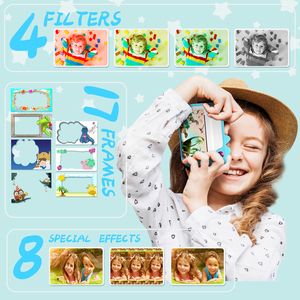 Appareil <span class=keywords><strong>photo</strong></span> pour enfants pas cher avec imprimante, écran LCD 2,4 pouces, vidéo 1080p, appareil <span class=keywords><strong>photo</strong></span> instantané pour enfants - Product Image 5