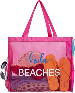 ถุงผ้าไนลอนขนาดใหญ่เป็นมิตรกับสิ่งแวดล้อมถุงผ้าช้อปปิ้งโลโก้ที่กำหนดเองสำหรับตลาดร้านขายของชำช้อปปิ้งชายหาดใช้กลางแจ้ง - Product Image 4