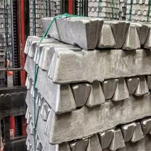 Lingotes de Aleación de Aluminio de Alta Pureza 99.99% / 99.9% / 99.7% Precio por Tonelada A7 A8 para Calentadores de Agua y Calderas con Composición de Fe Si Mn - Product Image 1