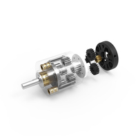 Moteur à courant continu miniature Zhaowei 24 mm 24 V avec réducteur pour distributeurs automatiques