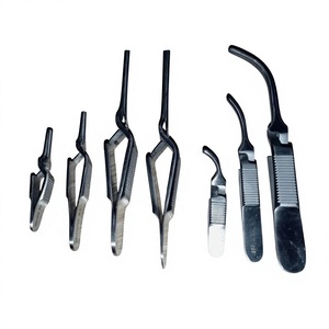 Hospital Grade Debakey Bulldog Vascular Clamps Forceps <b>Set</b> 8 PCS for Surgery Procedures Curved CE Certified - Product Image 1