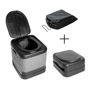 New Design Sanitary Useful Car Foldable Toilet Outdoor Camping Toilet For Travel Biotoilet Portable Emergency Cheap