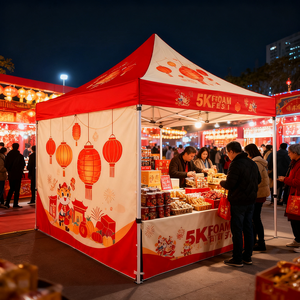 Nuevo <span class=keywords><strong>paquete</strong></span> promocional para festivales comerciales: Carpa grande de 10x10 para eventos, fiestas de negocios al aire libre, carpa comercial para marcas. - Product Image 4