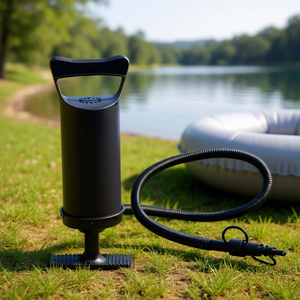 LH077 Portable Manual <b>Air</b> <b>Pump</b> <b>For</b> Inflatable Raft Pool Float Camping <b>Mattress</b> Outdoor Toys Accessories - Product Image 2